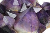 Deep Purple Amethyst Crystal Cluster With Huge Crystals #185442-5